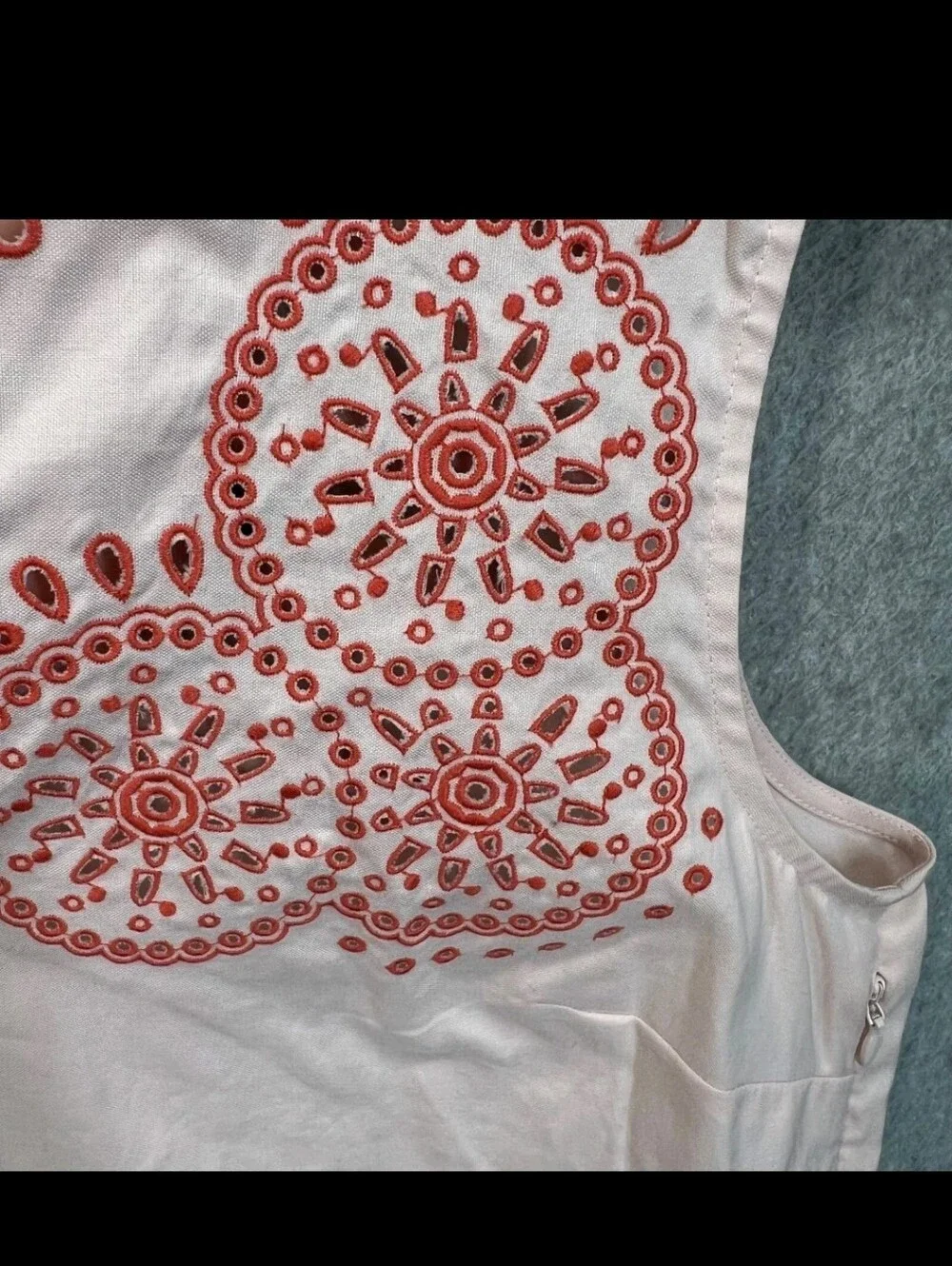 J.Crew Scalloped Embroidered Top 2